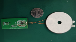 5W无线充电接收方案PCBA板子采用伏达NU1680/NU1680C设计