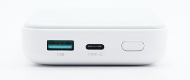 IP5568机乐堂无线充充电宝产品A+C接口及按键图